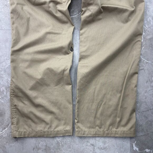 Volcom Chino Pants Mens 36 Skate Streetwear Skateboarding Khaki Tan Brown - Picture 3 of 14